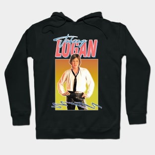 Johnny Logan 80s Aesthetic Fan Gift Design Hoodie